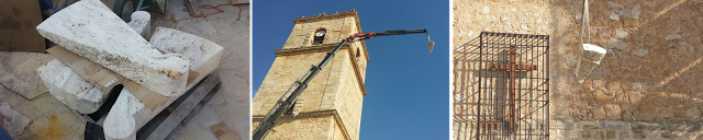 En obras la «gran torre» de la Iglesia de El Toboso que en su día vieron Don Quijote y Sancho, hace ahora cuatrocientos años