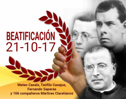 Misa de Acción de Gracias por la Beatificación de 109 mártires claretianos