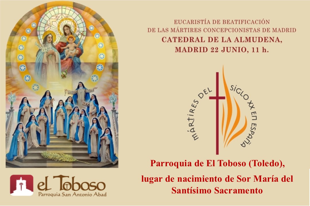 El sábado será beatificada Sor María del Santísimo Sacramento, primera monja mártir de El Toboso