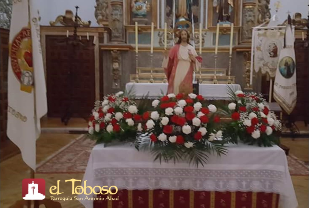 Este viernes 8 de junio, fiesta del Sagrado Corazón de Jesús en la Parroquia de El Toboso