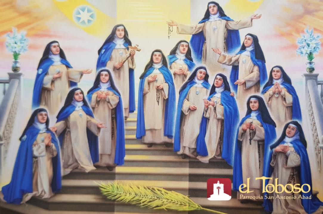 Primer aniversario de la beatificación de la toboseña Manuela Prensa Cano, «Sor María del Santísimo Sacramento», junto a 13 compañeras mártires Concepcionistas